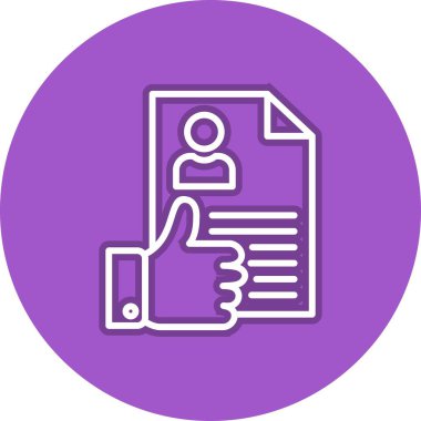 Satır Çemberi Vektör Simgesi Tasarımı gibi