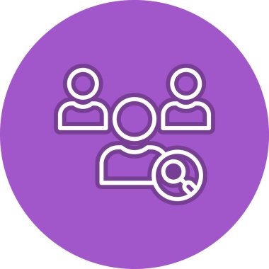 Satır Çemberi Vektör Simgesi Tasarımı Bul