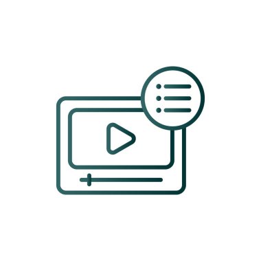 Görüntü Ayarlama Satırı Gradyan Vektör Simgesi Tasarımı