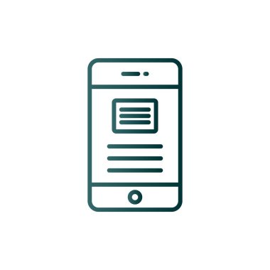 Dosya Satırı Gradyan Vektör Simgesi Tasarımı