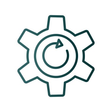 Hareket Satırı Gradyan Vektör Simgesi Tasarımı