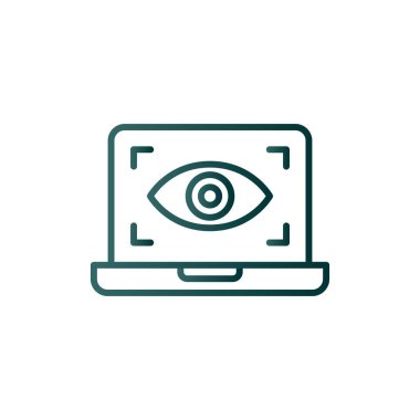 Casus Satırı Gradyan Vektör Simgesi Tasarımı