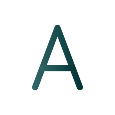 Bir Satır Gradyan Vektör Simgesi Tasarımı