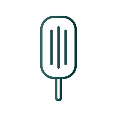 Tatlı Satırı Gradyan Vektör Simgesi Tasarımı