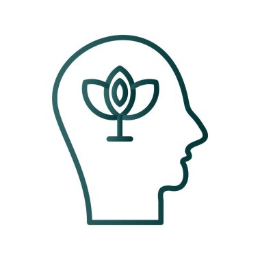  Zen Satırı Gradyan Vektör Simgesi Tasarımı