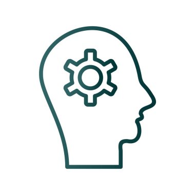 Satır Gradyan Vektör Simgesi Tasarımı Ayarlanıyor