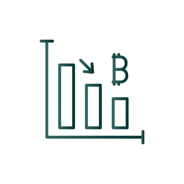 Csökkentővonal Gradient Vector Icon Desig