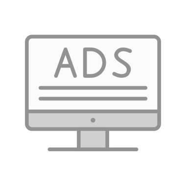 ADS Işık Vektörü Simgesi Tasarımı