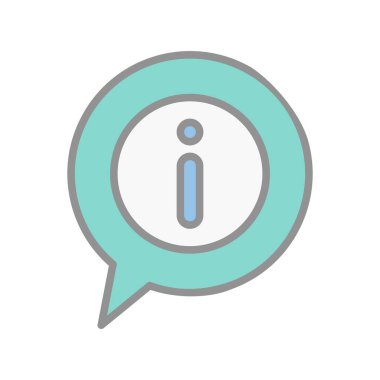 Sohbet Dolu Işık Vektörü Simgesi Tasarımı