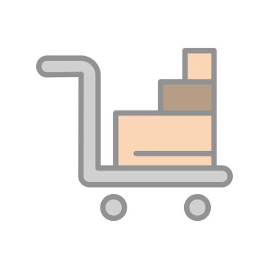 Dolu Işık Vektörü Simgesi Tasarımı