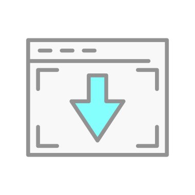 Doldurulmuş Işık Vektörü Simgesi Tasarımı İndir