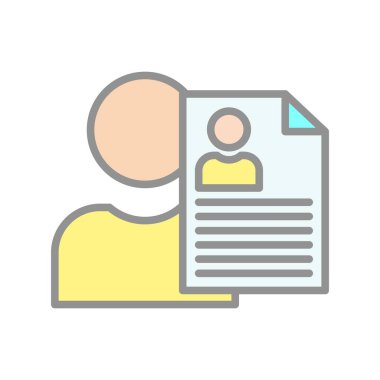 İşe Alma Işık Vektörü Simgesi Tasarımı