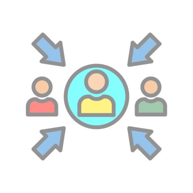 Doldurulmuş Işık Vektörü Simgesi Tasarımı Seç