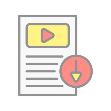 Dosya İndir Işık Vektörü Simgesi Tasarımı