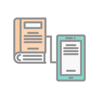 Dijital Doldurulmuş Işık Vektörü Simgesi Tasarımı