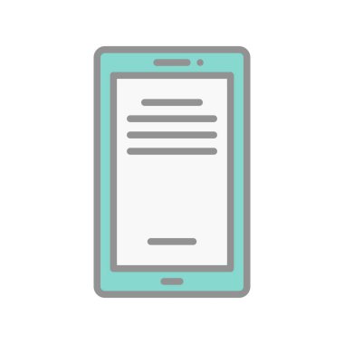 Ebook Doldurulmuş Işık Vektörü Simgesi Tasarımı