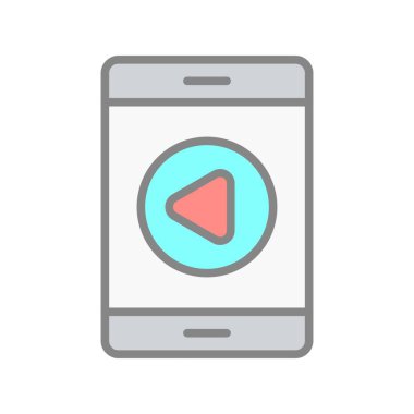 Doldurulmuş Işık Vektörü Simgesi Tasarımı Çal