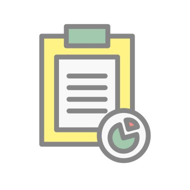 Turta Çizelgesi Işık Vektörü Simgesi Tasarımı