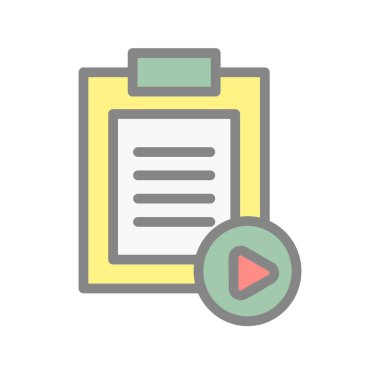 Doldurulmuş Işık Vektörü Simgesi Tasarımı Oynat 