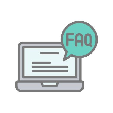 Servis Satırı Işık Vektörü Simgesi Tasarımı Dolduruldu