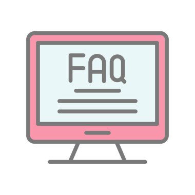 Destekleme Satırı Doldurulmuş Işık Vektörü Simgesi Tasarımı