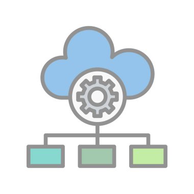 Çizelge Satırı Doldurulmuş Işık Vektörü Simgesi Tasarımı