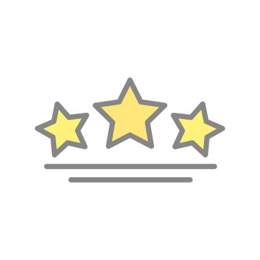 Sıralama Doldurulmuş Işık Vektörü Simgesi Tasarımı