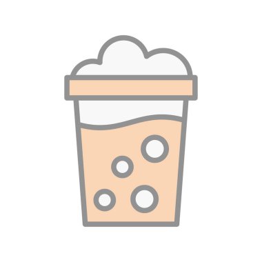 İçi Dolu Işık Vektörü Simgesi Tasarımı