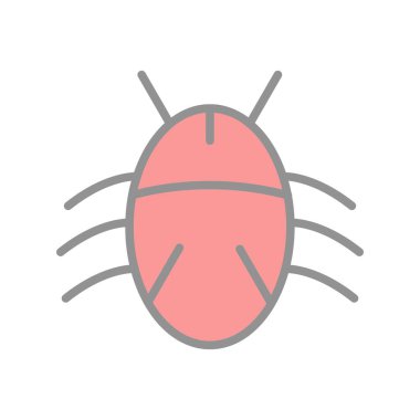 Virüs Işık Vektörü Simgesi Tasarımı