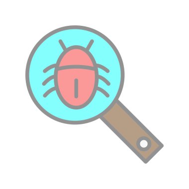 Doldurulmuş Işık Vektörü Simgesi Tasarımı Ara