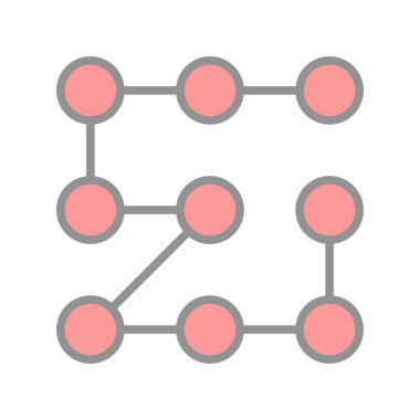 Kalıp Doldurulmuş Işık Vektörü Simgesi Tasarımı