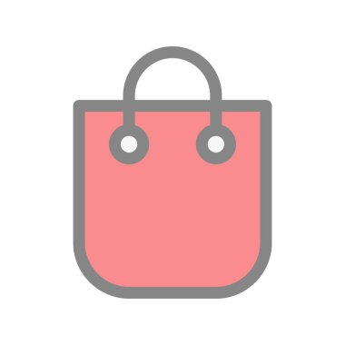 Poşet Doldurulmuş Işık Vektörü Simgesi Tasarımı