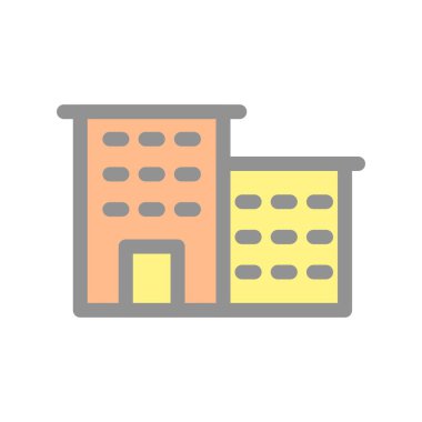 Şirket Dolu Işık Vektörü Simgesi Tasarımı