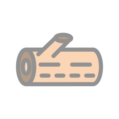 Tahta Doldurulmuş Işık Vektörü Simgesi Tasarımı