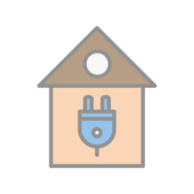 Doldurulmuş Işık Vektörü Simgesi Tasarımı