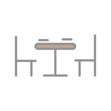 Doldurulmuş Işık Vektörü Simgesi Tasarımı Yiyor