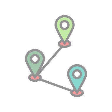 Parça Doldurulmuş Işık Vektörü Simgesi Desig