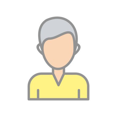 Kullanıcı Doldurulmuş Işık Vektörü Simgesi Tasarımı