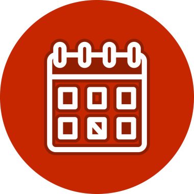 Çizgi Çemberi Vektör Simgesi Tasarımı