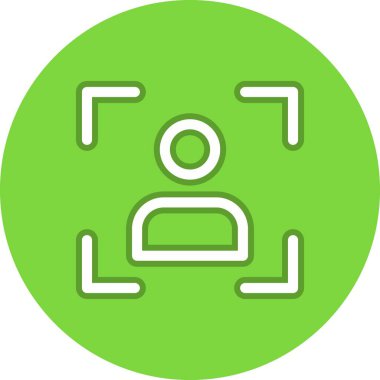 Hedef Satır Çemberi Vektör Simgesi Tasarımı