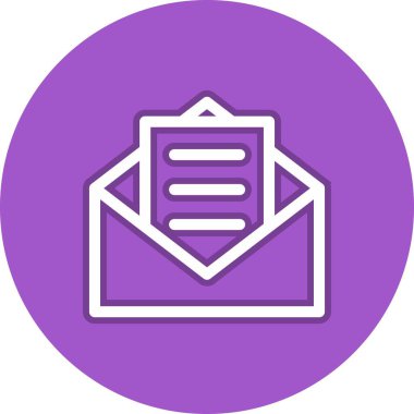 İş Satırı Çemberi Vektör Simgesi Tasarımı