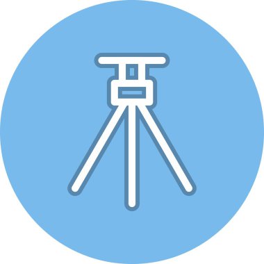 Tripod Satır Çemberi Vektör Simgesi Tasarımı