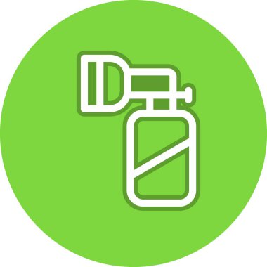 Ambu çanta Satırı Çember Vektör Simgesi Tasarımı