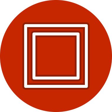 Çerçeve Satırı Vektör Simgesi Tasarımı