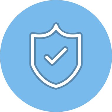 Gizlilik Satırı Çemberi Vektör Simgesi Tasarımı