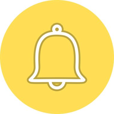 Çan Hattı Çemberi Vektör Simgesi Tasarımı