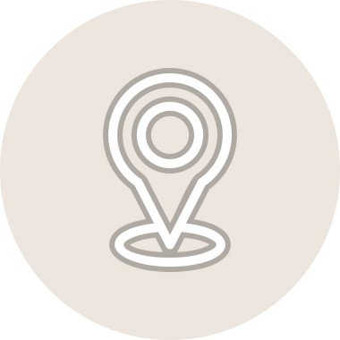 Pin Satırı Çemberi Vektör Simgesi Tasarımı