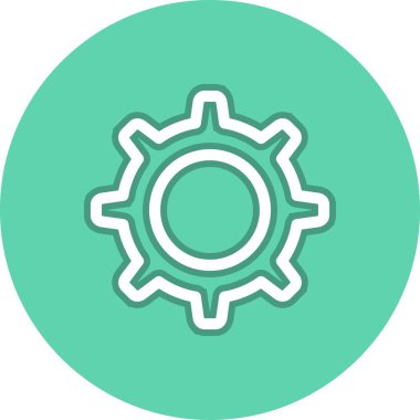 Satır Çemberi Vektör Simgesi Tasarımı Ayarlanıyor