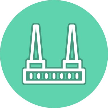 Yönlendirici Satır Çemberi Vektör Simgesi Tasarımı