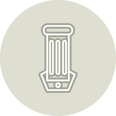 Sütun Satırı Çemberi Vektör Simgesi Tasarımı